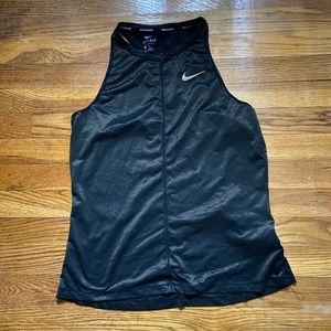 Nike black and gold striped Dri-fit racer back workout tank Medium